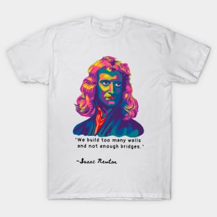 Isaac Newton Portrait T-Shirt